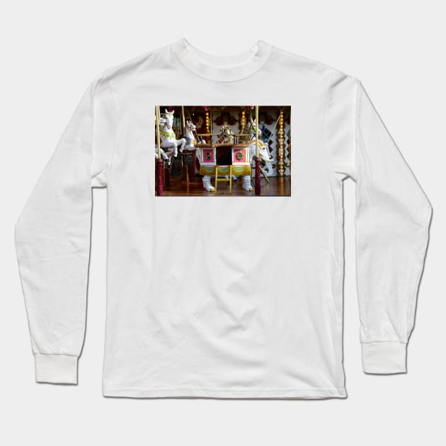 Carousel Long Sleeve T-Shirt by Wolf Art / Swiss Artwork Photography